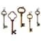 Found Objects™ Multicolor Key Charms by Bead Landing™